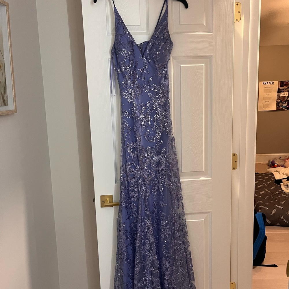 Camille La Vie Lavender Sequin Dress